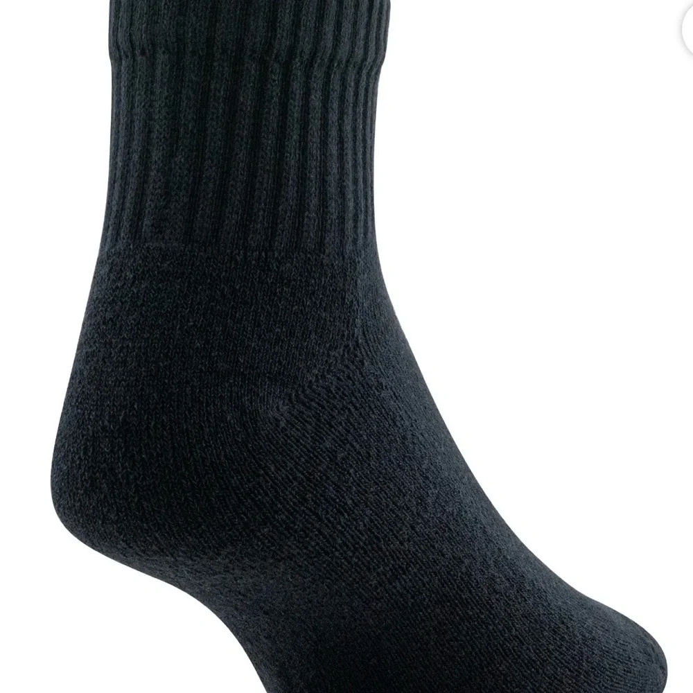 PowerSox Men's Cushion Quarter Socks, 12-Pack x2